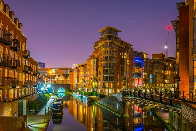 Birmingham at night 